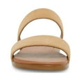 thumbnail image 6 of Steve Madden Dual Flat Sandals Double Strap Flat Sandals Taupe Suede Two Piece (Taupe Suede, 10), 6 of 9
