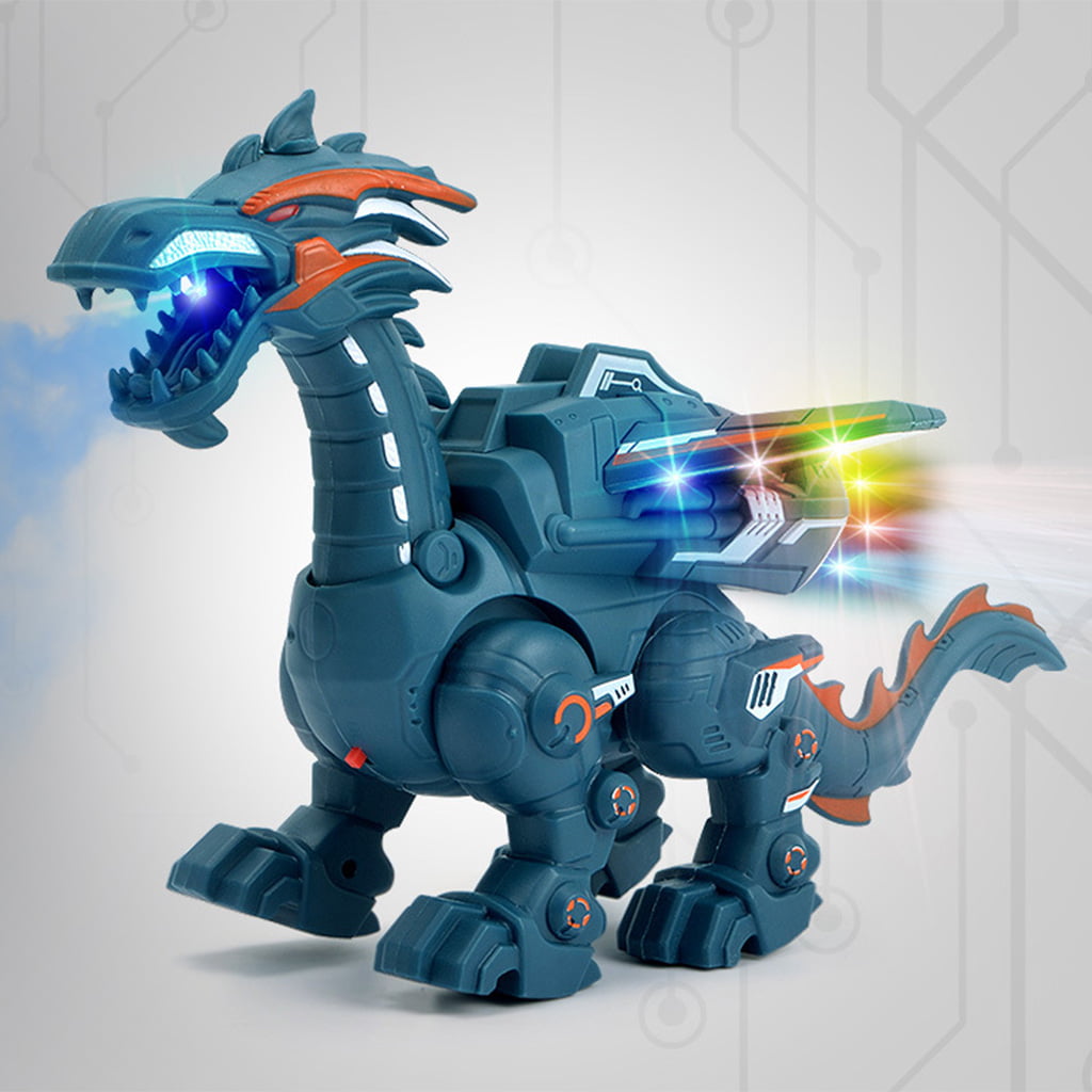 Spray Mechanical Dragon Cartoon Electro Dinosaurio Juguete Robot Pterosaurs  Toys 