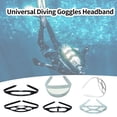 thumbnail image 1 of Diving Lens Belt - Bilateral Adjustable Good Toughness Fixed Diving Goggles - Diving Swimming Cover Strap, 1 of 8