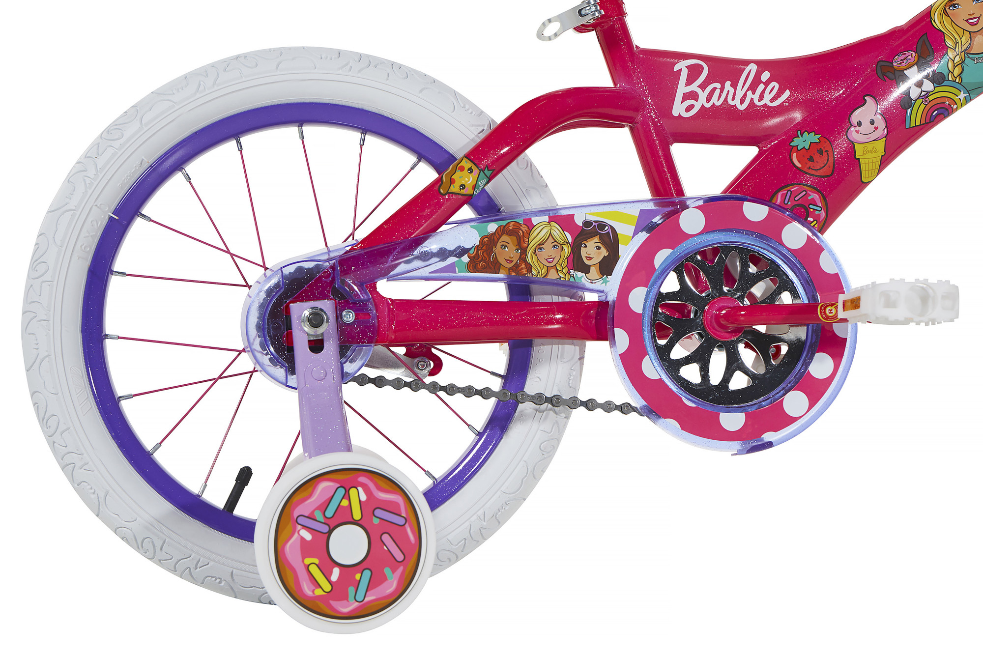 Dynacraft Barbie 16-Inch Girls BMX Bike For Age 5-7 Years - image 4 of 8