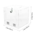 thumbnail image 2 of SEWCHICS Ballot Box Raffle Box Display Donation Box Acrylic 1Pack, 2 of 8
