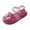 Girls' sandals # Purple, variant on Kids Summer Sandals Girls Jelly Shoes Toddler Caged Closed Toe Beach Water Footwear Sparkly Colorful Butterfly Patch Flats Vacation Daily Walking Apparel Style
