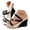 Black, variant on Dakaela Dressy Wedge Sandals for Women 3.54 Inch Casual Summer Platform Slides Open Toe Strappy Beach Vacation Walking Shoes (6,Black)