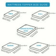 thumbnail image 4 of 1pc Mattress Topper For Back Relax, Cooling Extra Thick Mattress Pad Cover With 8-21 Inch Deep Pocket, Plush Pillow Top Mattress Topper Overfilled With Down Alternative, 4 of 4