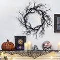 thumbnail image 3 of Fall Looped Dead Branch Design Wreath for Living Room Bedroom Dining Room Halloween Fall Christmas Thanksgiving Decoration, 3 of 6
