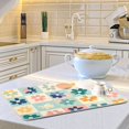 thumbnail image 6 of Yayeee Dish Drying Mat for Kitchen Counter 18"x24" Microfiber Absorbent Pad, Green Floral, 6 of 7