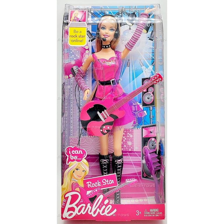 Barbie I Can Be Rock Star Doll 2009 Mattel R4229 - Walmart.com