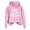 Pink Hoodie, variant on YUGYXL Fleece Lined Hoodie for Women Winter Warm Long Sleeve Pullover Sweatshirt Cozy Top Khaki Hoodie M