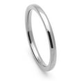 thumbnail image 2 of Women's 3MM Comfort Fit Stainless Steel Wedding Band Classic Domed Ring (Size 5 to 12), 2 of 3