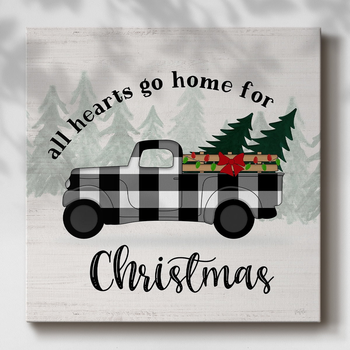 Christmas Truck II- Gallery Wrapped Canvas