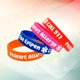 thumbnail image 3 of 4 pulseras de silicona con advertencia médica, correas de mano, pulseras infantiles, pulseras decorativas, anillos de mano de PVC para niños, 3 of 7