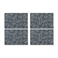 thumbnail image 2 of MKHERT Hippy Pacific Sign Peace Sign Placemats Table Mats for Dining Room Kitchen Table Decoration 12x18 inch,Set of 4, 2 of 4