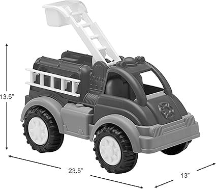 American Plastic Toys Gigantic Fire Truck Toy for Indoor & Outdoor Play, Ages 2+