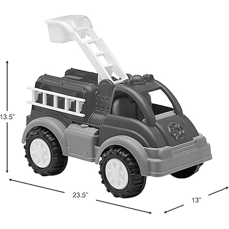 American Plastic Toys Gigantic Fire Truck for Toddlers, Indoor