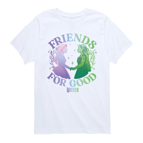 Wicked - Friends For Good - Youth Boys Short Sleeve Graphic T-Shirt