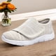 thumbnail image 5 of Hombres zapatos diabéticos cómodos zapatos extra anchos de cierre ajustable zapatillas de moda livianas para pies ancianos hinchados, 5 of 9