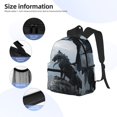 thumbnail image 3 of Disketp Valley Gray Dragon Mochila Ligera Clásica con Múltiples Bolsillos, Mochila Casual para Hombre y Mujer, Ideal para Escuela, Trabajo y Viajes, 3 of 6