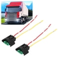 thumbnail image 1 of Enchufe De Cableado Adaptador Hembra, Alta Eficiencia 2 Unids/set Base De Enchufe De Cableado Resistente Para Motocicleta De Coche ANGGREK Otros, 1 of 8