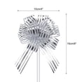 thumbnail image 2 of Uxcell 5Pcs 6" Large Organza Pull Bow Metallic Chiffon Gift Wrapping Bows Ribbon Silver for Wedding Presents Baskets Christmas, 2 of 6