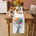 thumbnail image 3 of Table Runner - 70 Inch Long, Funny Giraffes Kitchen Dining Table Runner Dresser Scarves, Modern Abstract Art Colorful Clouds Farmhouse Decor for Coffee Tables Wedding Party Banquet, 3 of 8