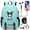 Color4, variant on Teen Kuro_mi School Backpack with USB Charging Port-Waterproof Travel Knapsack Lightweight Bookbag for Student