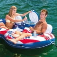 thumbnail image 6 of Intex American Flag Inflatable 2 Person Pool Tube Float with Cooler, 6 of 13