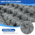 thumbnail image 4 of Nvzi Sofa Cover for sofas Stretch Couch Covers for Living Room Easy Fit Washable Furniture Sofa Protector with Skirt,1 Piece 59-74.8inch (Brown), 4 of 4