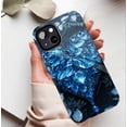 thumbnail image 5 of Blue Crystal Heart iPhone Case - Luxury Elegant Design for Trendsetters, Compatible with iPhone 11/12/13/14/15/16 (Pro Max/Plus) – Perfect for Gifting or Personal Use, 5 of 9