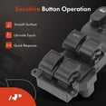 thumbnail image 5 of A-Premium Master Power Window Switch Compatible with Honda Fit 2007, Replace# 35750SLNA01ZA, 5 of 8