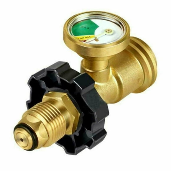 CNKOO High Low Air Pressure Indicator Threaded Interface Gauge Meter Fuel Cylinder Brass Adapter Conversion Connector Measuring Tool