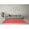 thumbnail image 3 of Ahgly Company Indoor Rectangle Abstract Red Contemporary Area Rugs, 7' x 9', 3 of 4