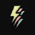 thumbnail image 2 of Dalix Lightning Bolt Glow in the Dark Embroidered Zip Hoodie Fleece Long Sleeve Pocket Warm Soft Mens in Black 2XL XX-Large, 2 of 5