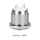 thumbnail image 4 of Interruptor de botón de metal de autorecuperación Botón impermeable instantáneo (azul) Ehuebsd Libre de BPA, 4 of 9