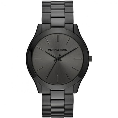 Michael Kors Men's Slim Runway Black Watch MK8507 (Best Slim Watches For Men)
