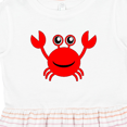 thumbnail image 4 of Inktastic Cute Red Crab Girls Toddler Dress, 4 of 5