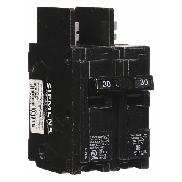 Siemens Bolt On Circuit Breaker BQ2B030 - Walmart.com - Walmart.com