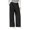 Black_#01, variant on Womens Wide Leg Work Pants Flowy Dress Office Trousers | Work Pants,Invisible Front Zip,Front Pleats,Elastic High Waisted Palazzo Pants,Slacks with Pockets,Khaki S