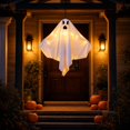 thumbnail image 4 of ShengapQ Glowing Ghost Hanging Ghost Lamp Pendant Halloween Decoration, Spooky Outdoor Decor, Weather-Resistant Yard Prop, Creepy Atmosphere Enhancer, Halloween Lighting, 4 of 9