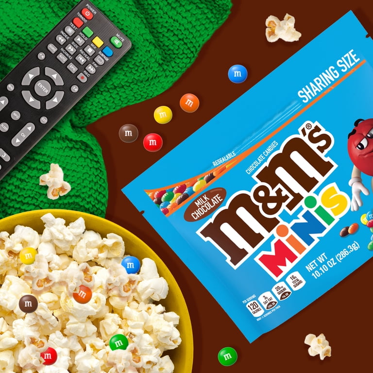 M&M'S, Milk Chocolate Minis Candy, 10.1 Ounce, Sharing Size Bag