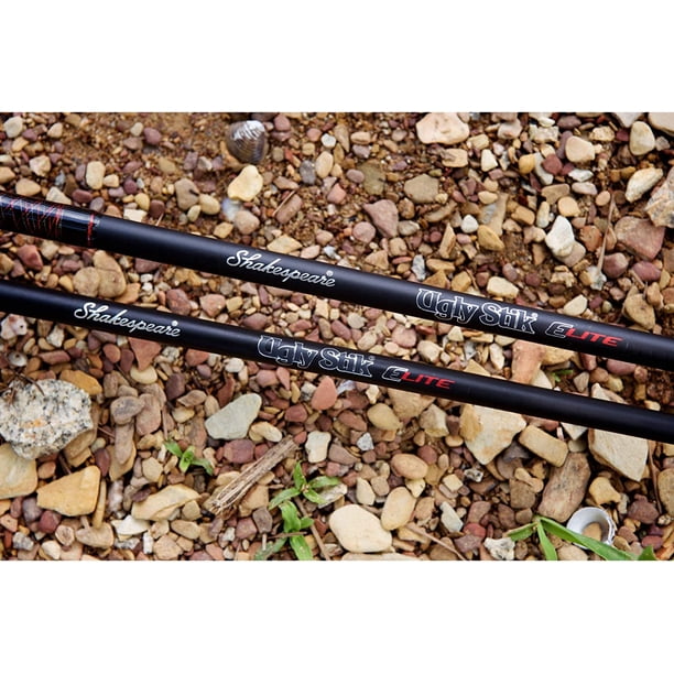 ugly stik bigwater elite salmom steelhead spinning 9 feet Ugly Stik Elite Salmon/Steelhead Spinning Rod, 9' Medium Light Fishing Rod,  2 Piece