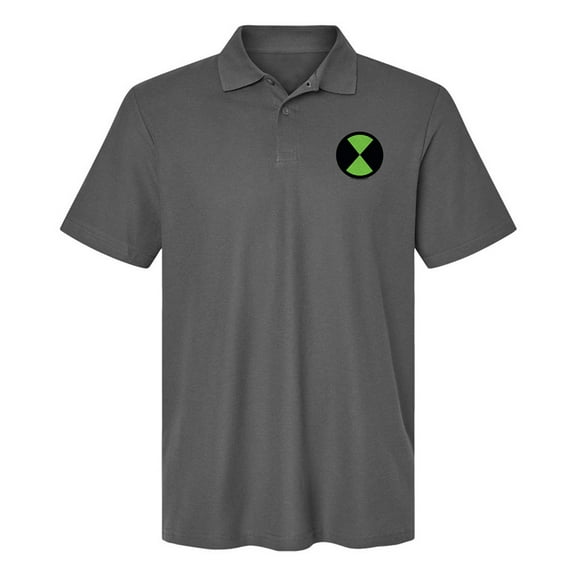 Ben 10 Logo Cotton Polo Shirt, Charcoal, Medium
