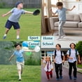 thumbnail image 4 of Kid's Mid-Calf Socks,18 Pairs of Boys and Girls Comfortable Breathable Elastic Socks for School 1-14 Years Old Kids, 4 of 7