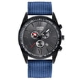 thumbnail image 1 of Reloj de cuarzo para hombre, relojes para hombre para exteriores, fecha, acero inoxidable, militar, deportivo, analógico, de cuarzo, reloj de pulsera para hombre., 1 of 3
