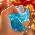 thumbnail image 5 of Transparent Coconut Oil Squishy Stress Ball, Slow Rising Clear Squeeze Fidget Toy, Anxiety Relief Sensory Toy for Party Favors Blue, 5 of 6