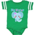 thumbnail image 3 of Inktastic Big Sister elephant Girls Baby Bodysuit, 3 of 5