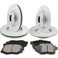 thumbnail image 2 of SCITOO Brake Kits - (4) Front and Rear Drilled and Slotted Brake Rotors (8) Ceramic Pads for 2008-2012 for Honda for Accord, 2 of 5