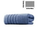 thumbnail image 3 of Toalla de algodón (1 unidad), paño suave y absorbente de 50 x 100 cm, toalla de baño de secado rápido para uso doméstico y en el gimnasio (azul)., 3 of 9