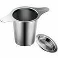 thumbnail image 7 of Yoassi Extra Fine FDA Approved 18/8 Stainless Steel Tea Infuser Mesh Strainer Water Filter with Large Capacity & Perfect Size Double Handles for Hanging on Teapots, Mugs, Cups, 7 of 7