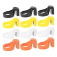 thumbnail image 1 of KAKOWELY Finger Knife Ring 12pcs Finger Knife Ring Plastic Quilting Thread Cutter Thimble Sewing Accessories Handcraft DIY Tool with Blade for Cutting Yarn Fishing Line Weaving, 1 of 5