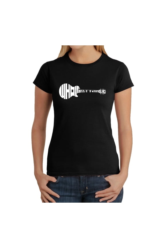 Women's Word Art T-Shirt - Whole Lotta Love